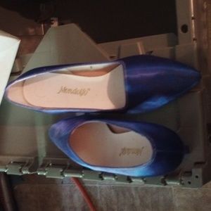 10.5 measured blue Satin 2.5 Heel